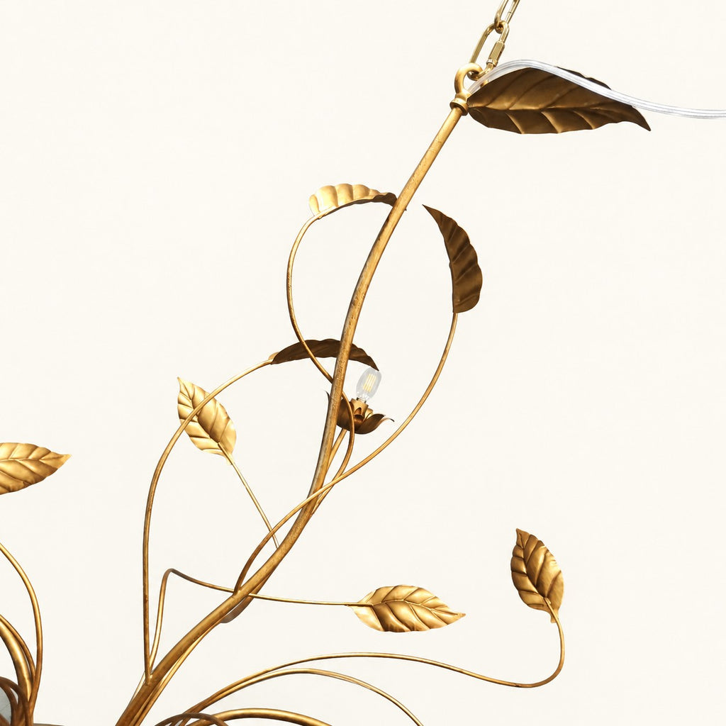 Five-Light Botanical Branch Chandelier