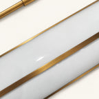 Six-Light Linear Glass Pendant
