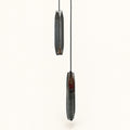 Smoked Glass Tube Pendant Light