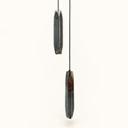 Smoked Glass Tube Pendant Light